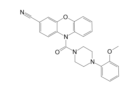 10-(4-(2-Methoxyphenyl)piperazine-1-carbonyl)-10H-phenoxazine-3-carbonitrile