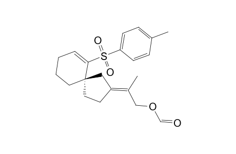 (-)-(2E,5S)-2-[6-(p-Tolylsulfonyl)spiro[4.5]dec-6-en-2-ylidene]propyl formate