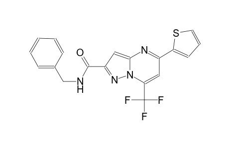 pyrazolo[1,5-a]pyrimidine-2-carboxamide, N-(phenylmethyl)-5-(2-thienyl)-7-(trifluoromethyl)-