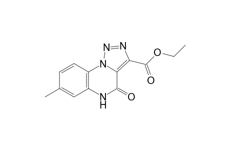 3-Ethoxycarbonyl-7-methyl-1,2,3-triazolo[1.5-a]quinoxalin-4(5H)-one