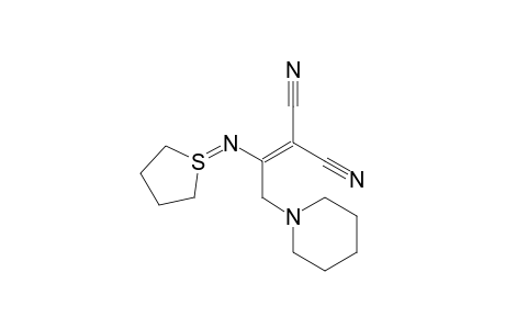 S-(Tetramethylene)-N-(3'-piperidino-1',1'-dicyano-1'-propen-2'-yl)sulfimide