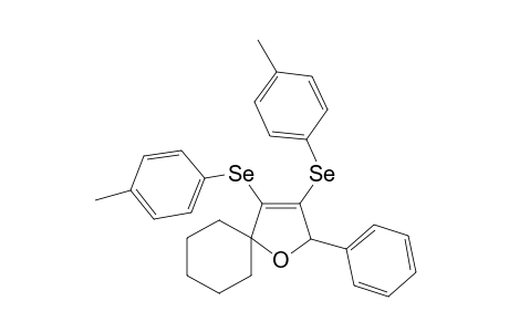 2-Phenyl-3,4-bis(p-tolylselanyl)-1-oxaspiro[4.5]dec-3-ene