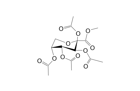 Methyl 2,3,4,5-tetra-O-acetyl-.beta.-D-arabino-2-hexulopyranosate