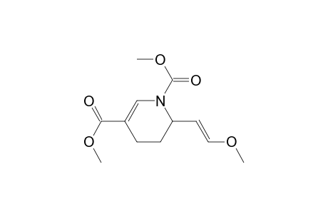 (E)-N,5-bis(methoxycarbonyl)-2-(2-methoxyvinyl)-1,2,3,4-tetrahydropyridine