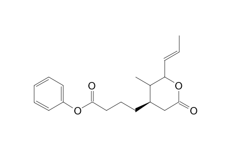 Tetrahydro-5-methyl-2-oxo-6-[(E)-prop-1'-enyl]-2H-pyran-4-yl (r)-phenylbutyrate