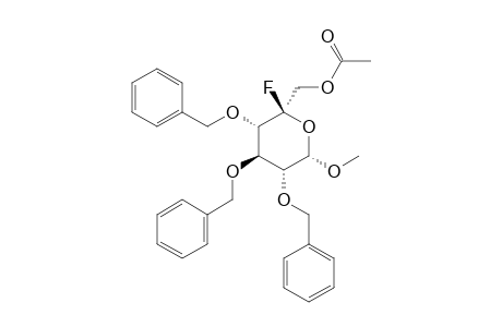 METHYL-6-O-ACETYL-TRI-O-BENZYL-5-FLUORO-BETA-L-IDOPYRANOSIDE