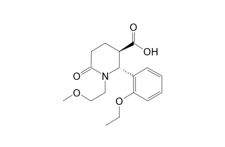 (2R,3R)-2-(2-ethoxyphenyl)-1-(2-methoxyethyl)-6-oxopiperidine-3-carboxylic acid