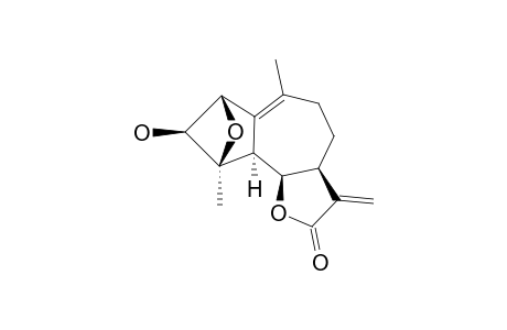 MOROCCOLIDE-A;5-ALPHA-H-2-BETA,4-EPOXY-3-BETA-HYDROXYGUAIA-1(10),11(13)-DIEN-6-BETA,12-OLIDE