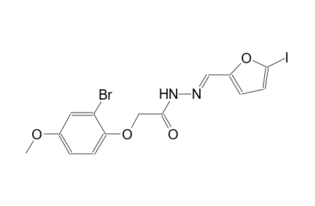 2-(2-bromanyl-4-methoxy-phenoxy)-N-[(E)-(5-iodanylfuran-2-yl)methylideneamino]ethanamide