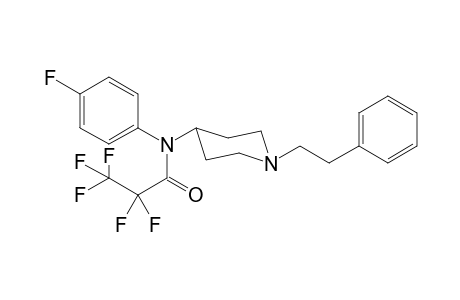 N-(4-Fluorophenyl)-N-[1-(2-phenylethyl)piperidin-4-yl]pentafluoropropanamide