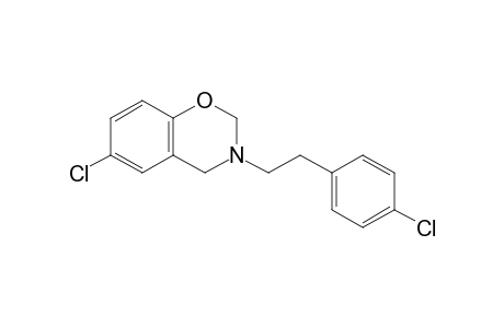 6-Chloranyl-3-[2-(4-chlorophenyl)ethyl]-2,4-dihydro-1,3-benzoxazine