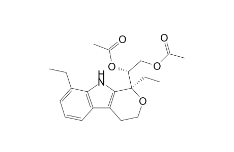 (1S,1'R)-1,8-Diethyl-1-(1',2'-diacetyloxy)ethyl-1,3,4,9-tetrahydropyran[3,4-b]indole