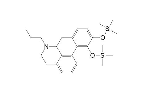 4H-Dibenzo[de,g]quinoline, 5,6,6a,7-tetrahydro-6-propyl-10,11-bis[(trimethylsilyl)oxy]-, (.+-.)-