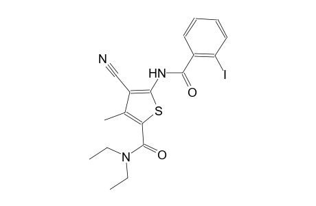 4-cyano-N,N-diethyl-5-[(2-iodobenzoyl)amino]-3-methyl-2-thiophenecarboxamide