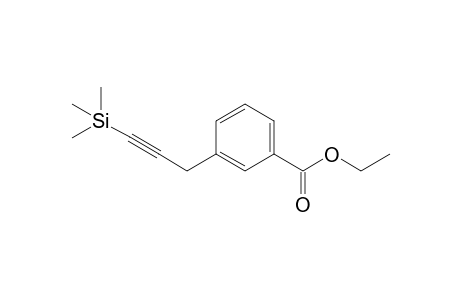 Ethyl 3-(3-(trimethylsilyl)prop-2-yn-1-yl)benzoate