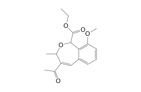 Ethyl 4-Acetyl-1,3-dihydro-9-methoxy-3-methyl-2-benzoxepine-1-carboxylate