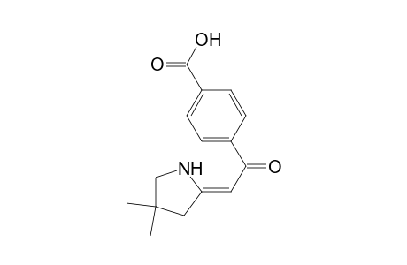 (Z)-4-[(4,4-Dimethyl-pyrrolidin-2-ylidene)-acetyl]-benzoic Acid