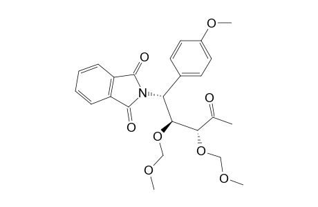 (3R,4S,5R)-3,4-bis[(methoxymethyl)oxy]-5-(p-methoxyphenyl)-5-(1,3-dioxo-2-azindan-2-yl)pentan-2-one