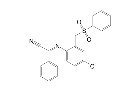 4-Chloro-N-[phenyl(cyano)methylene]-2-(phenylsulfonyl)methylaniline