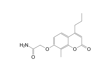 acetamide, 2-[(8-methyl-2-oxo-4-propyl-2H-1-benzopyran-7-yl)oxy]-