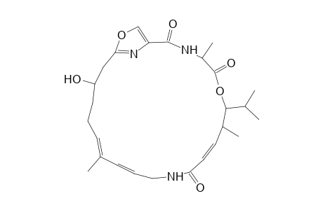 20-Hydroxy-7-isopropyl-4,8,16-trimethyl-6,23-dioxa-3,12,25-triazabicyclo[20.2.1]pentacosa-1(24),9,14,16,22(25)-pentaene-2,5,11-trione
