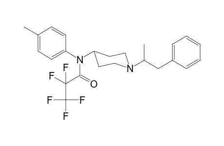 N-4-Methylphenyl-N-[1-(1-phenylpropan-2-yl)piperidin-4-yl]pentafluoropropanamide