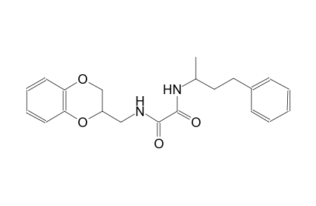 ethanediamide, N~1~-[(2,3-dihydro-1,4-benzodioxin-2-yl)methyl]-N~2~-(1-methyl-3-phenylpropyl)-