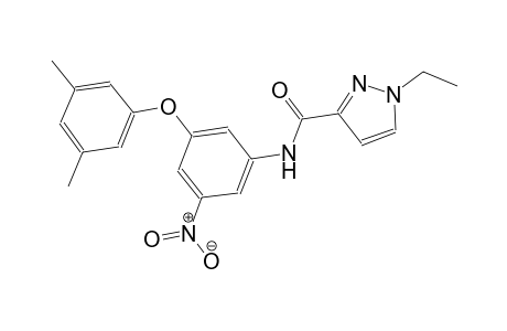 N-[3-(3,5-dimethylphenoxy)-5-nitrophenyl]-1-ethyl-1H-pyrazole-3-carboxamide