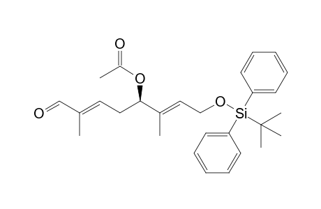 8-[(tert-Butyldiphenylsilanyl)oxy]-5-acetoxy-2,6-di-methyloct-2,6-dienal