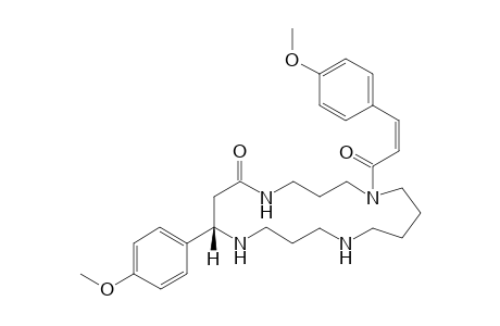 N'-(Z)-(p-methoxycinnamoyl)-buchnerine