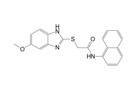 2-[(5-methoxy-1H-benzimidazol-2-yl)sulfanyl]-N-(1-naphthyl)acetamide