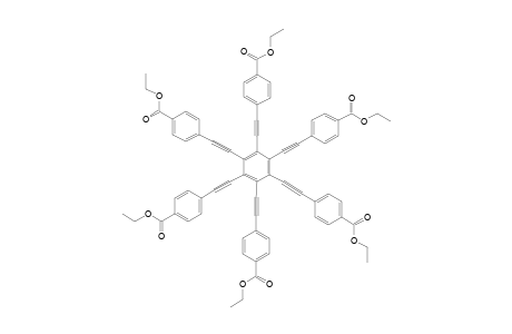 HEXAKIS-[PARA-(ETHOXYCARBONYL)-PHENYLETHYNYL]-BENZENE