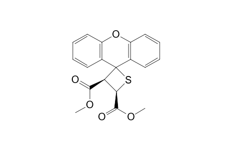 Spiro[thietan-2,9'-xanthen]-cis-dicarboxylic acid-(3,4)-dimethylester
