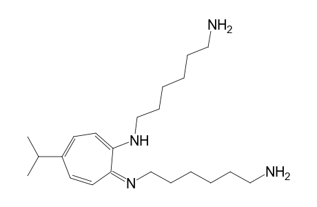 N-[2-[(6-Aminohexyl)amino]-5-isopropyl-2,4,6-cycloheptatrien-1-ylidene]-1,6-hexanediamine