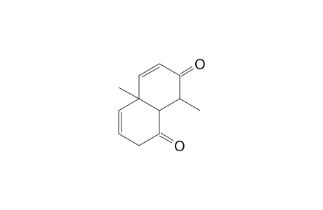 4a,8-dimethyl-8,8a-dihydro-2H-naphthalene-1,7-dione