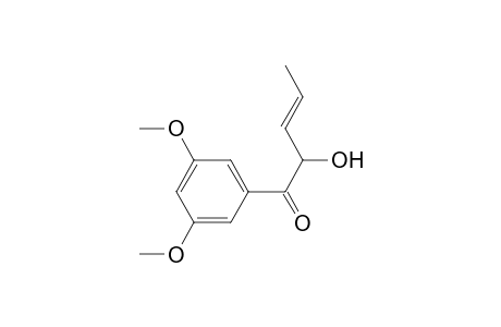 1-(3,5-Dimethoxyphenyl)-2-hydroxypent-3-en-1-one