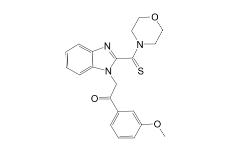 1-[2-(3-Methoxyphenyl)-2-oxoethyl]-2-[(morpholine-4-yl)-thioxomethyl]benzimidazole