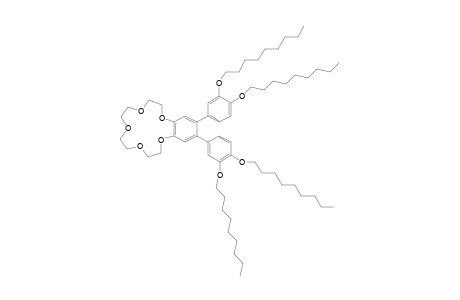4,5-Bis(3',4'-dinonyloxyphenyl)benzo[15]crown-5