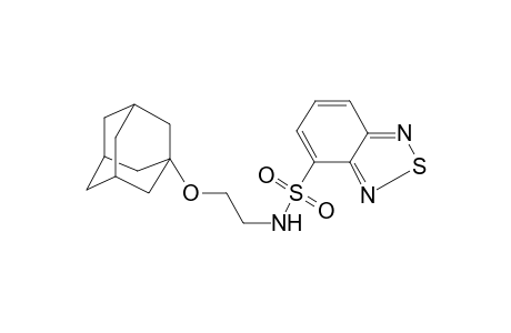 Benzo[1,2,5]thiadiazole-4-sulfonic acid [2-(adamantan-1-yloxy)-ethyl]-amide