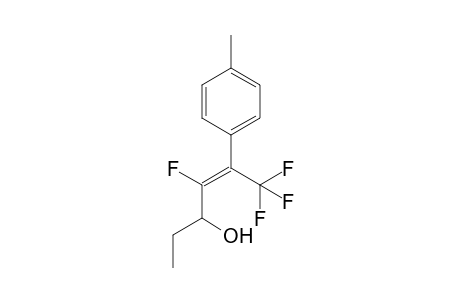 (E)-4,6,6,6-tetrafluoro-5-(4-methylphenyl)-4-hexen-3-ol
