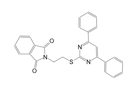 2-{2-[(4,6-diphenyl-2-pyrimidinyl)sulfanyl]ethyl}-1H-isoindole-1,3(2H)-dione