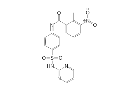 2-methyl-3-nitro-N-{4-[(2-pyrimidinylamino)sulfonyl]phenyl}benzamide
