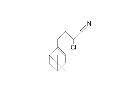 2-(3-Chloro-3-cyanopropyl)-6,6-dimethyl-bicyclo(3.1.1)hept-2-ene