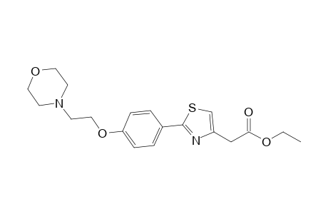 Ethyl 2-(2-(4-(2-morpholinoethoxy)phenyl)thiazol-4-yl)acetate