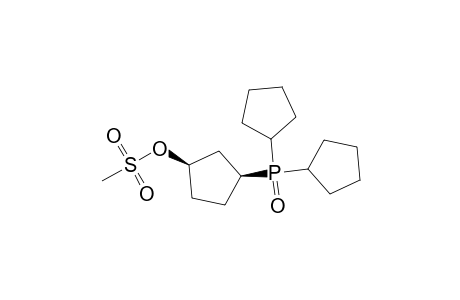 Methanesulfonic acid (1R,3S)-3-(dicyclopentyl-phosphinoyl)-cyclopentyl ester