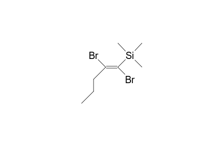 1,2-Dibromo-1-trimethylsilyl-1-pentene