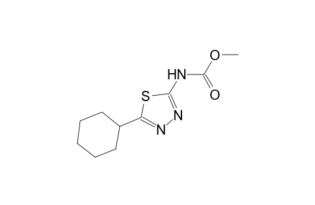 methyl 5-cyclohexyl-1,3,4-thiadiazol-2-ylcarbamate