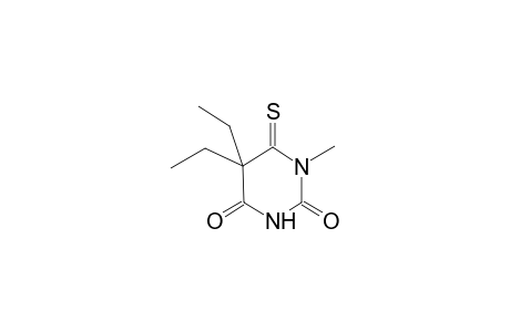 3-Methyl-4-thio-5,5-diethylbarbituric acid
