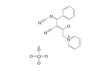 1-(4-CYANIMINO-3-CYANO-2-HYDROXY-4-PHENYL-BUT-2-EN-1-YL)-PYRIDINIUM-PERCHLORATE