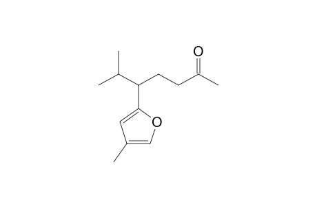 6-Methyl-5-(4-methyl-2-furanyl)-2-heptanone